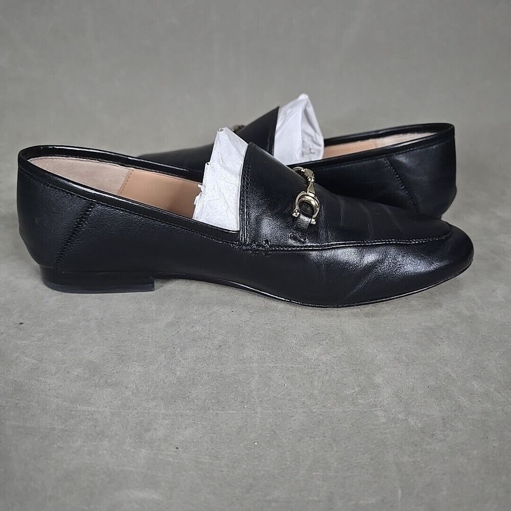 Coach Black Leather Loafers - Picture 5 of 13